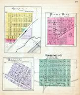 Garfield, Pawnee Rock, Heizer, Hoisington, Kansas State Atlas 1887
